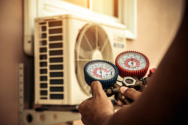 Professional Ductwork Repair technician working in Lowber, PA